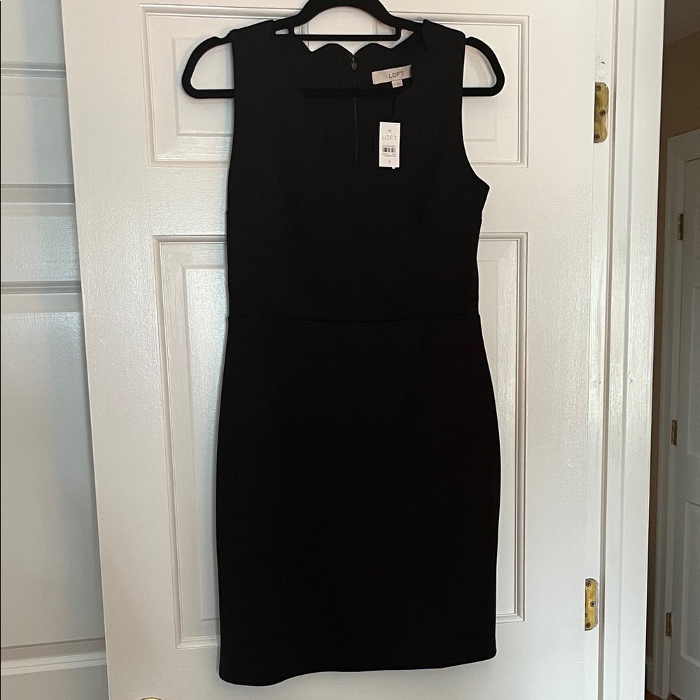 LOFT Black Mini Dress